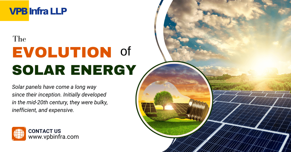 evolution of solar energy/ panel