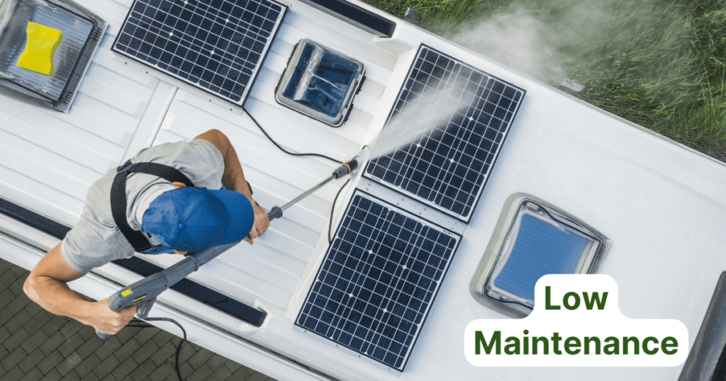 low maintenance solar panel
